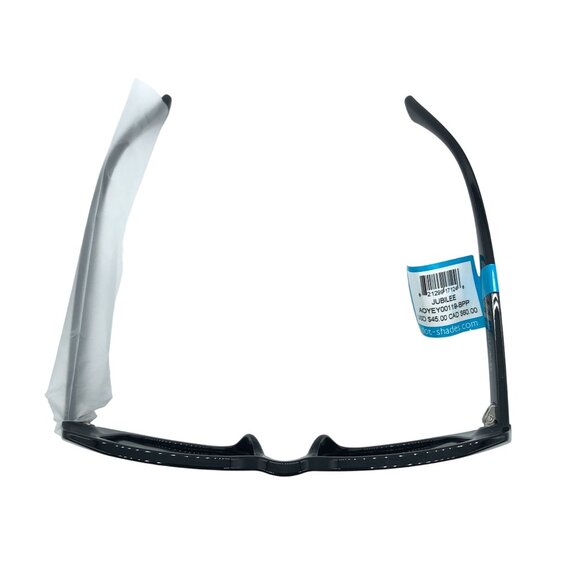 Dot Dash Unisex Jubilee Sunglasses Black Gloss/Vintage Gray Polarized OS - Picture 3 of 4